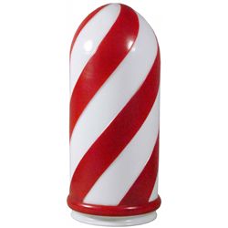 Barber Shop Milk Glass Pole Globe
