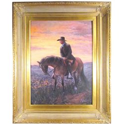 Guy Deel Pulp Art Painting from the "Spoilers"