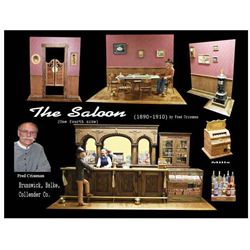 Fred Crissman 1/4 Scale Miniature Western Saloon