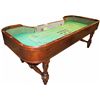 Image 1 : Early craps table with beautiful turned legs
