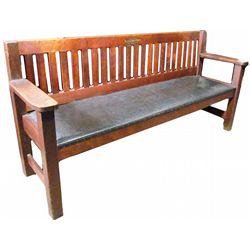 Brunswick Balke-Collender Company Bench