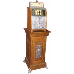 Superior Bell Quarter Slot Machine with Stand