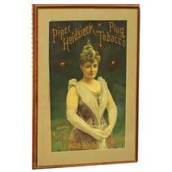 Piper Heidsieck Plug Tobacco Sign, Jenny Lind