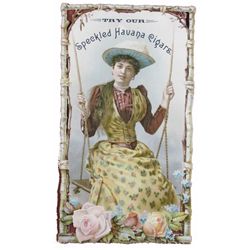 Speckles Havana Cigars Die Cut Sign