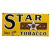 Image 1 : Star Tobacco Heavy Porcelain Sign