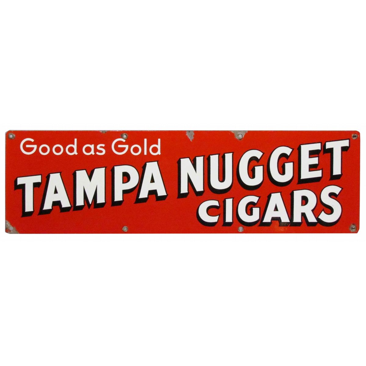 Tampa Nugget Cigars Porcelain Sign