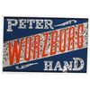 Image 1 : Peter Wurzburg Hand Glue Chip Reverse Glass Sign
