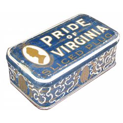 Pride of Virginia Sliced Plug Tobacco Tin