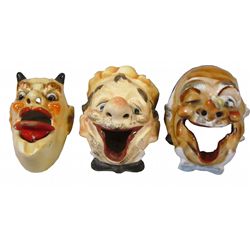 Lot of 3 Figural Ceramic Ash Trays
