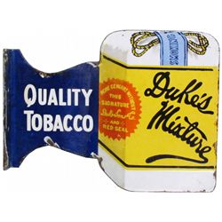 Duke's Mixture Porcelain Flange Sign