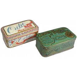 Jewel of Virginia & Critic Chop Cut Tobacco Tins