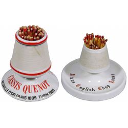 Keen's & Cassis Quenot Porcelain Match Strickers
