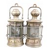 Image 1 : Pair of Heavy Copper Nautical Lanterns