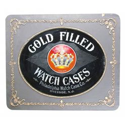 Gold Filled Watch Cases Reverse Glass Sign