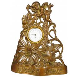 Abend Post Cast Iron Advertising Clock