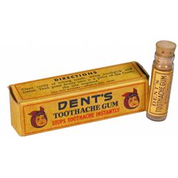 Dent's Toothache Gum Box