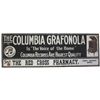 Image 1 : The Columbia Grafonola Embossed Tin Sign