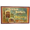 Image 1 : Newman Brothers, Fine Organs Tin Sign