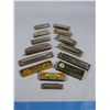 Image 1 : Lot of 14 Early Harmonicas including 8 Hohner
