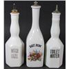 Image 1 : Lot of 3 Barber Bottles