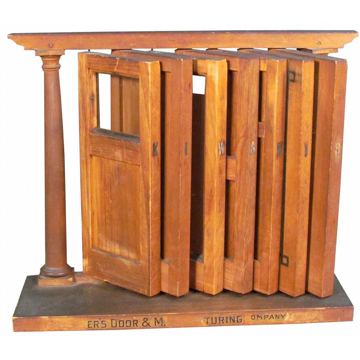 Salesman's Sample Wood Door Display