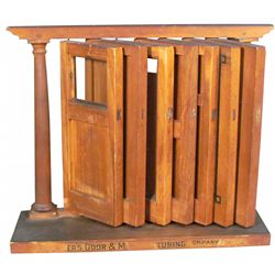 Salesman's Sample Wood Door Display