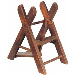 Salesman's Sample Wood Sawhorse