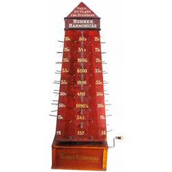 Hohner Harmonica Wood Wind-up Display