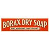 Image 1 : Borax Dry Soap Embossed Tin Sign