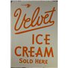 Image 1 : Velvet Ice Cream Porcelain Sign