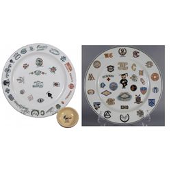 Shenango & Syracuse China Sample Plates