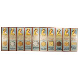 Set of 10 Uneeda Biscuits Advertising Signs