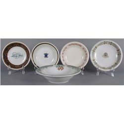 Five various China Bowls