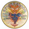 Image 1 : Sputa Fuoco Black Grapes Barrel Label Proof