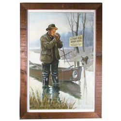 Elephant Head Rubber Boots Paper Sign