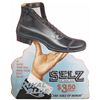 Image 1 : Selz Shoes Die Cut Cardboard Sign