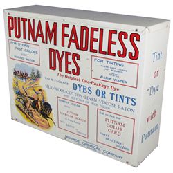 Putnam Fadeless Dyes Tin Dye Cabinet