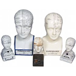 Collection of Phrenology Items