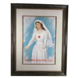 Red Cross Paper Poster
