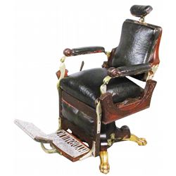 Rare Koch's Salesman Sample Barber Chair