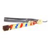 Image 1 : Rare Celluloid 'Barber Pole' Straight Razor