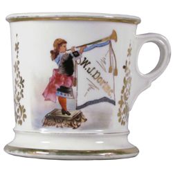 Occupational Shaving Mug, Trumpeter