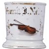 Image 1 : Occupational Shaving Mug, Violin Motif