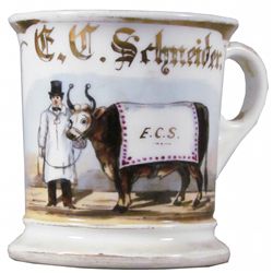 Occupational Shaving Mug, Breeder Motif