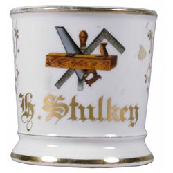 Occupational Shaving Mug, Carpenter