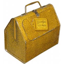 Hand Bag Cut Plug Tobacco "Handbag" shaped Tin