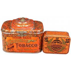 Two Highest Grade Smoking Tobacco Tins