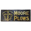 Image 1 : Moore Plows One Sided Wood Sign