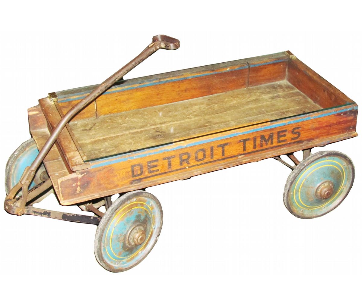 childs wooden wagon