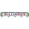Image 1 : Impressive Billiards Leaded Glass Sign